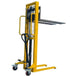 500Kg Standard Leg Manual Hydraulic Stacker Lifter 1.6M Lift 