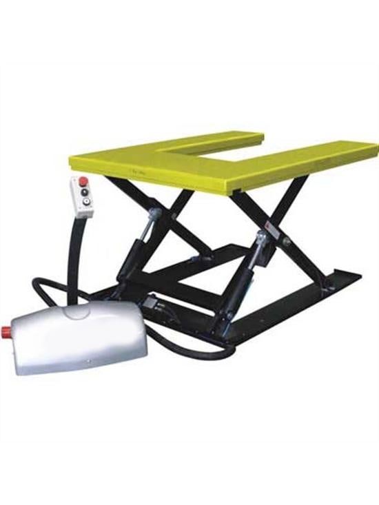 Low Profile U Shape Electric Scissor Table Lifter 1000Kg