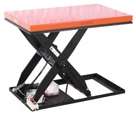 Electric Scissor Lift table 2.5T Capacity Lift Height 1220mm