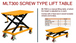 300kg Manual Screw Type Lift Table