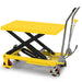 1000kg Manual Scissor lift table Maximum Lift Height 0.99m