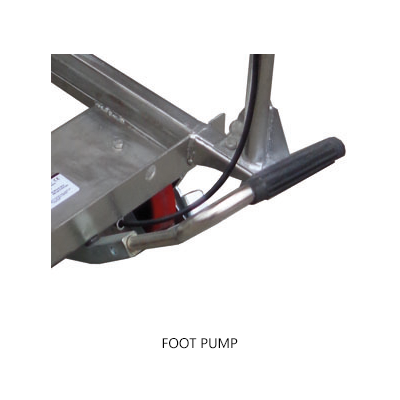 100kg Manual Stainless Steel Scissor Lift Table Lift 755mm High