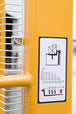 1Ton Heavy Duty Manual Fork Stacker Lifting 1.6m 