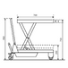 Manual Scissor Lift Table Capacity 150Kg 