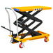 500Kg Double Scissor Lift Table Maximum Lift Height 2m